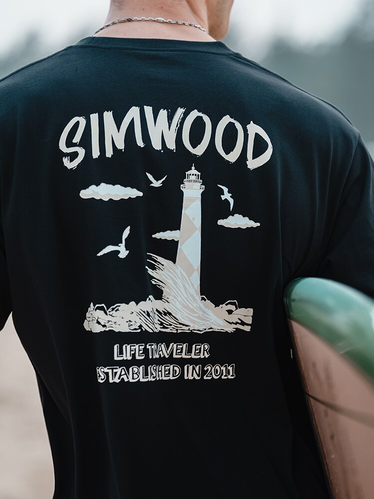 Simwood T-Shirt Black