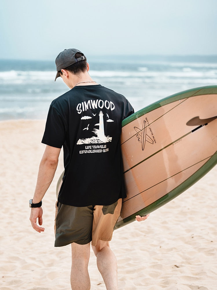 Simwood T-Shirt Black